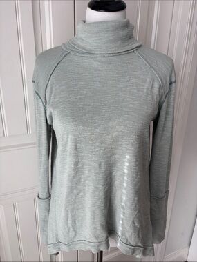We The Free Light Sage Turtleneck Pullover
